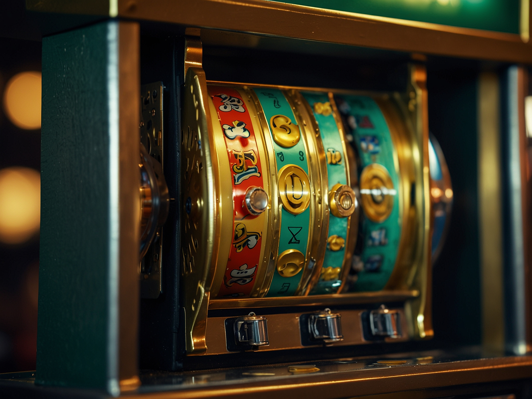 Welcome bonus banner with slot machine and coins
